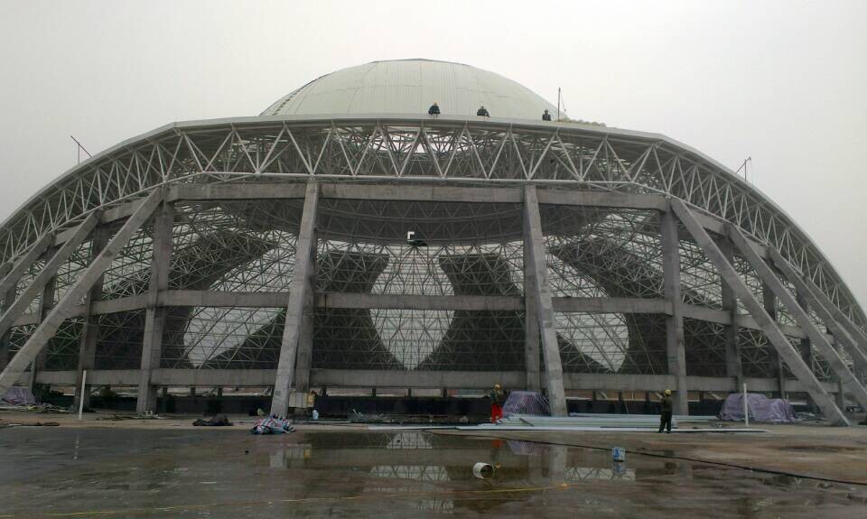 金昌温泉馆网架工程