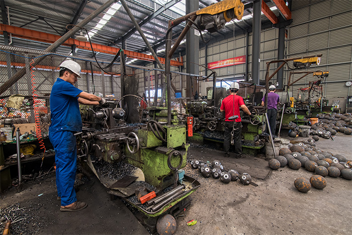 金昌网架配件车间